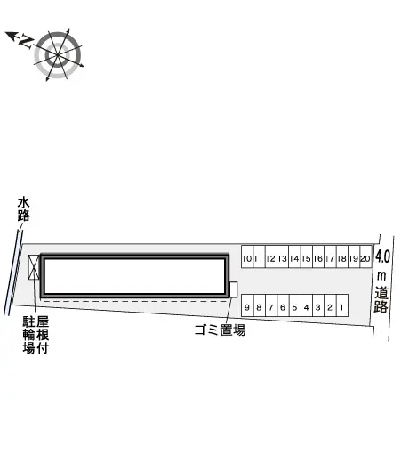 ★手数料０円★桑名市東方　月極駐車場（LP）